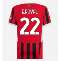 Fotballdrakt Dame AC Milan Emerson Royal #22 Hjemmedrakt 2024-25 Kortermet